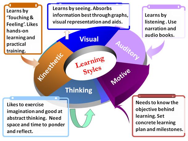 7 different learning styles